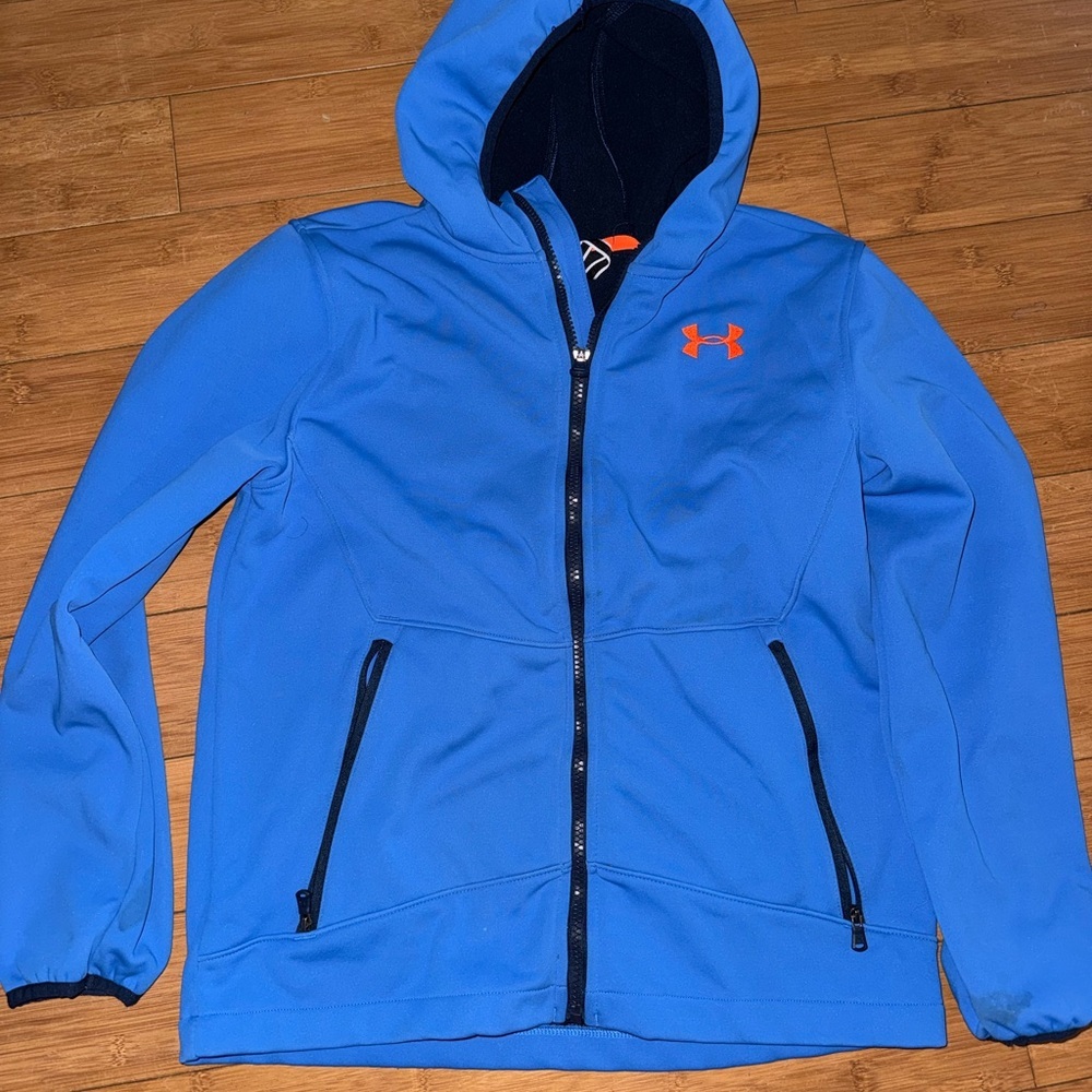 Under Armour Boys Vibrant Blue Performance Jacket